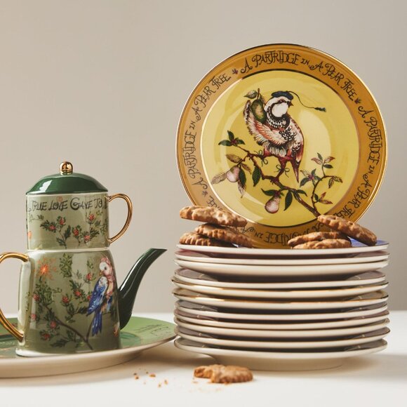 Phannapast Taychamaythakool x Anthropologie Twelve Days of Christmas Pear Tree - Picture 2 of 3